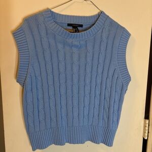 Forever 21 Sky Blue Knit Top